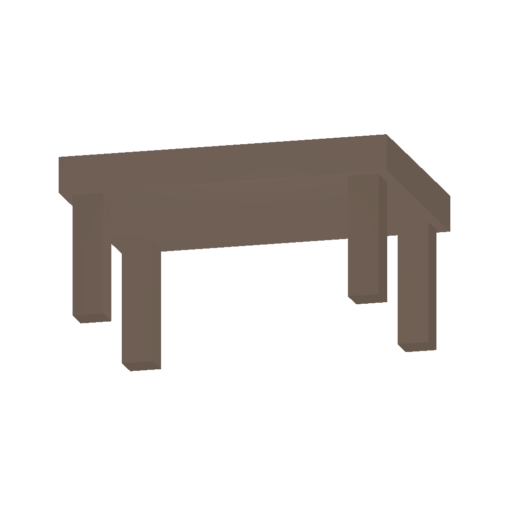PS Wooden Table 1 Unturned Item
