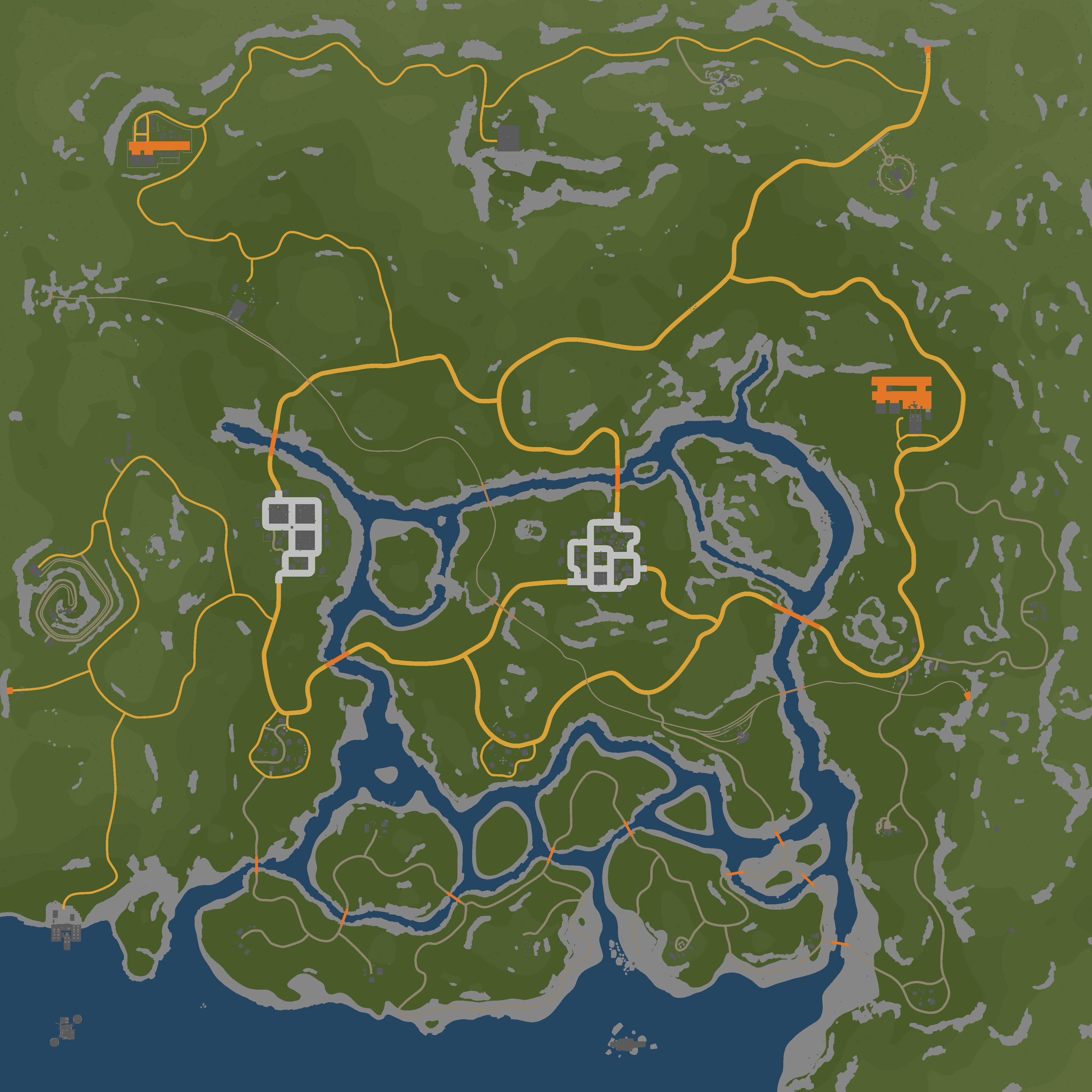 Russia Unturned Map