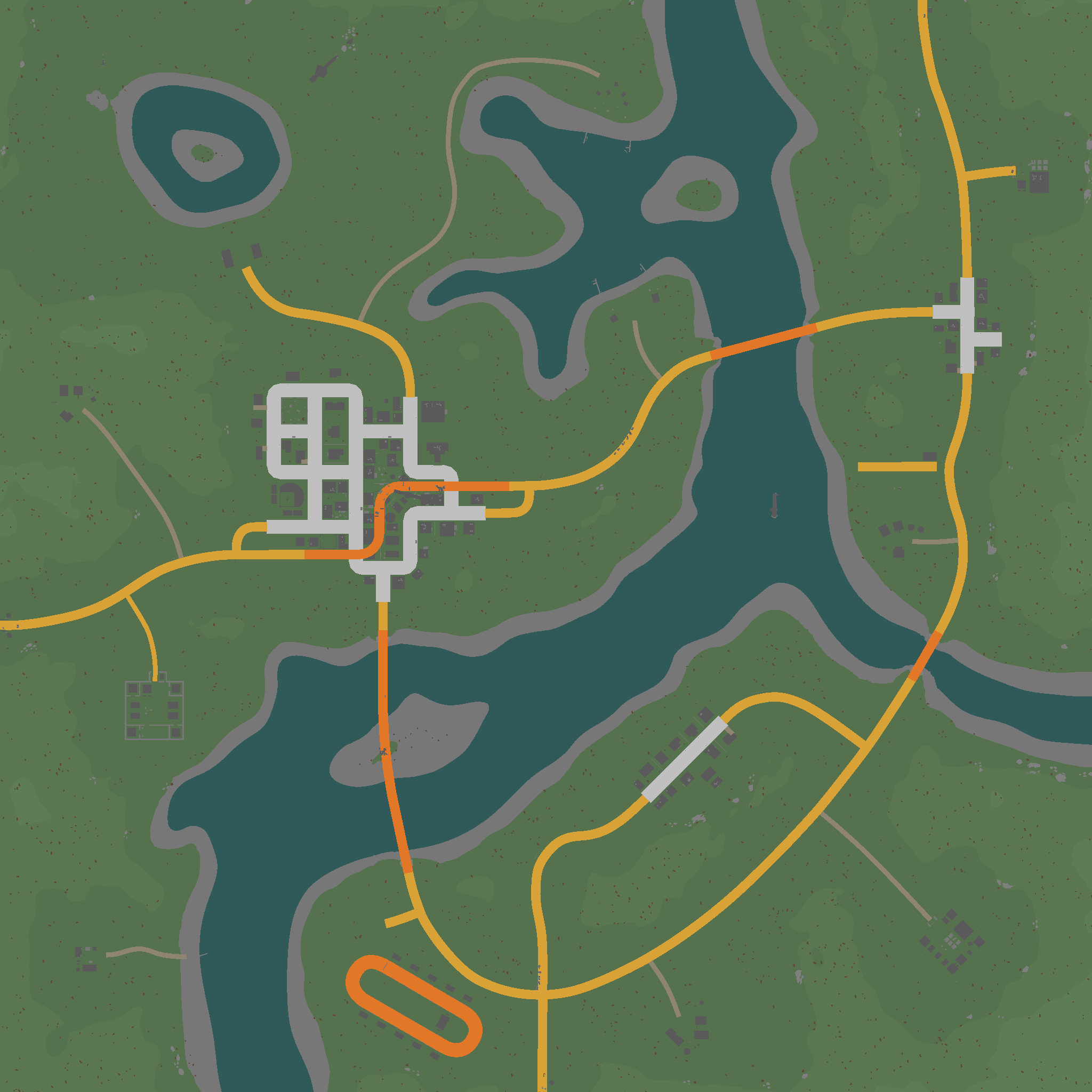 Washington Unturned Map